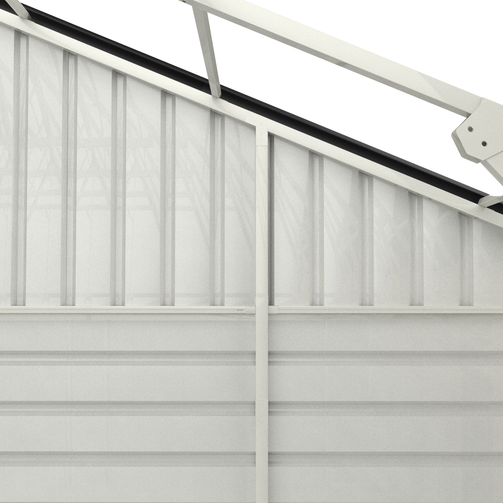 23x22 Double Garage Shed w/Side Door-American Furniture Outlet