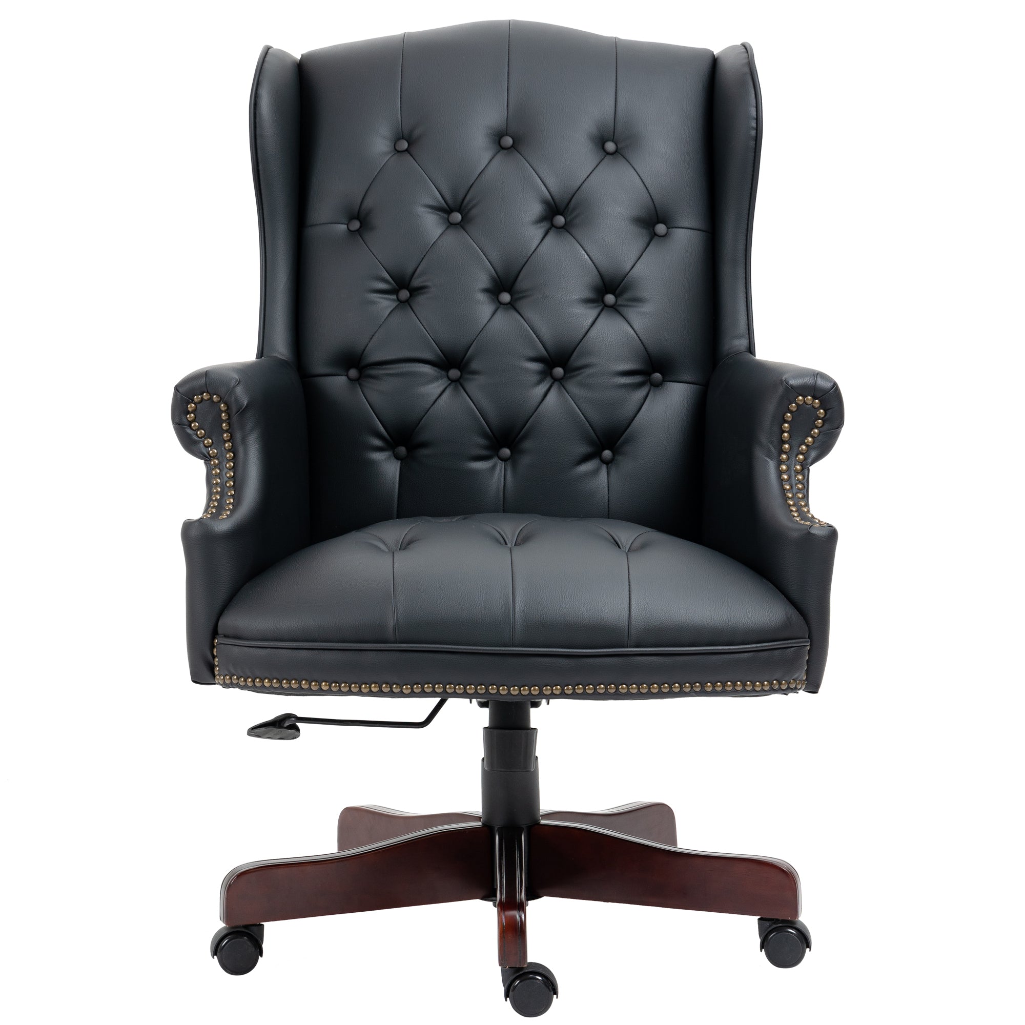 High Back Reclining Executive Office Chair - PU Leather