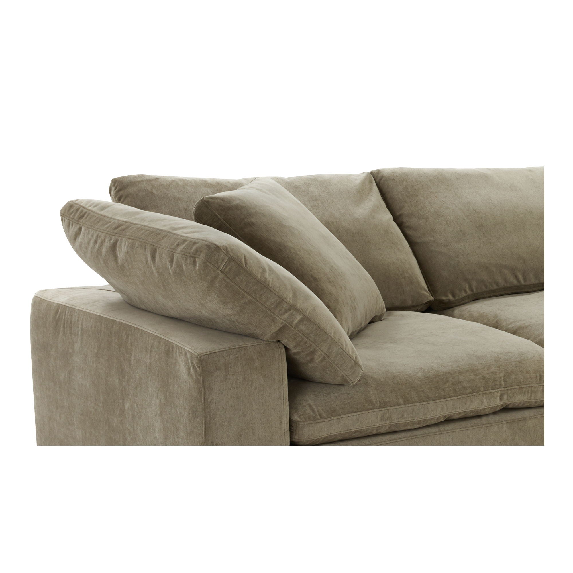 Clay Lounge - Modular Sectional Performance - Desert Sage-Stationary Sectionals-American Furniture Outlet