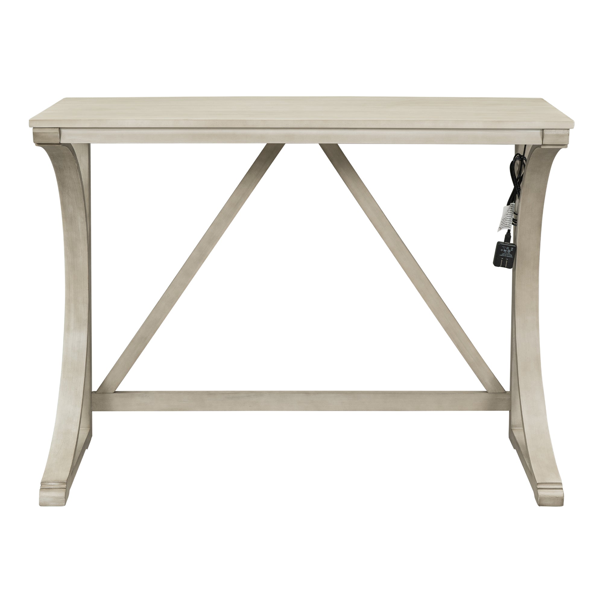 Farmhouse Counter Height Dining Set, 3-Piece