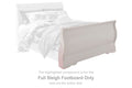 Anarasia - Full Sleigh Footboard - White
