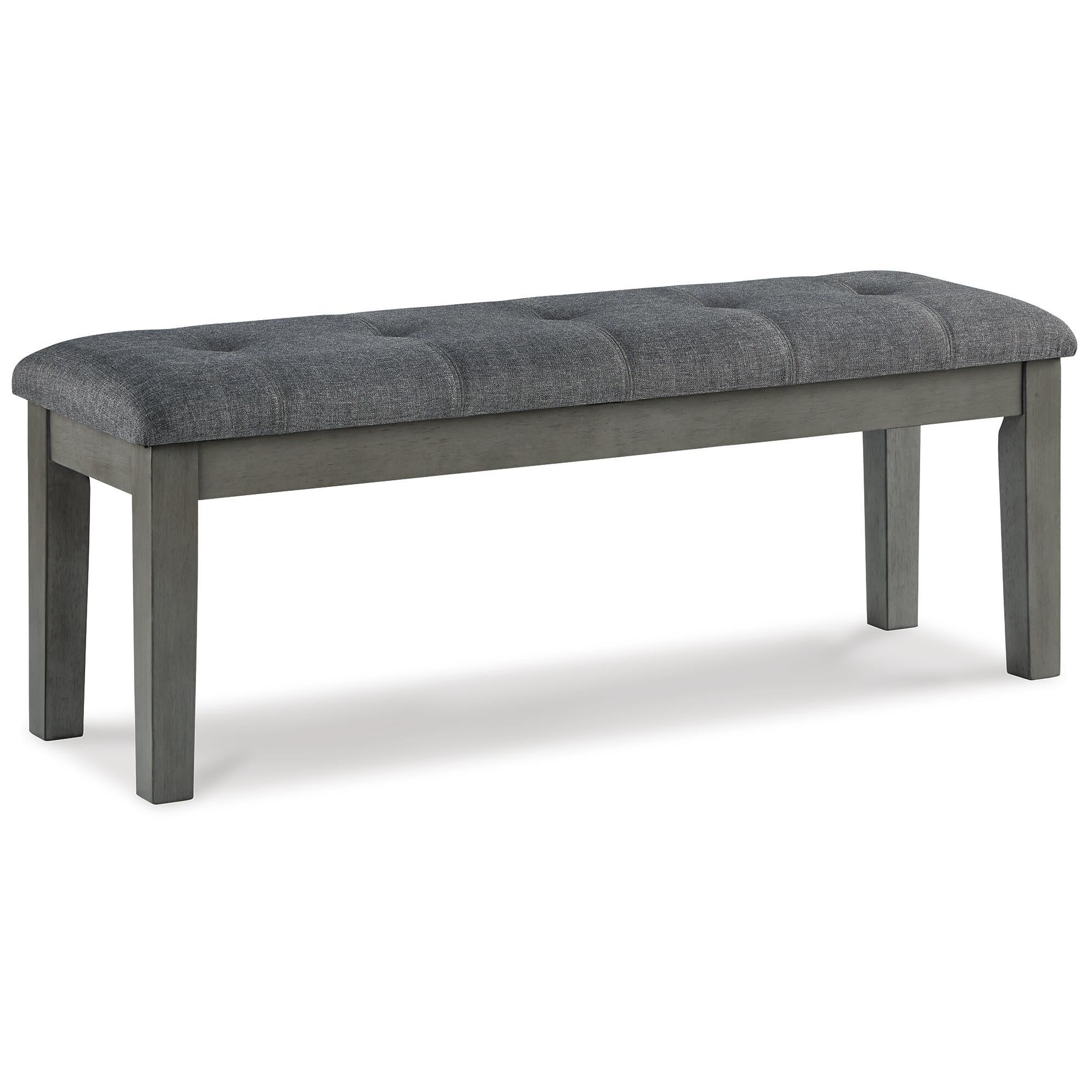 Hallanden - Large UPH Dining Room Bench - Black / Gray