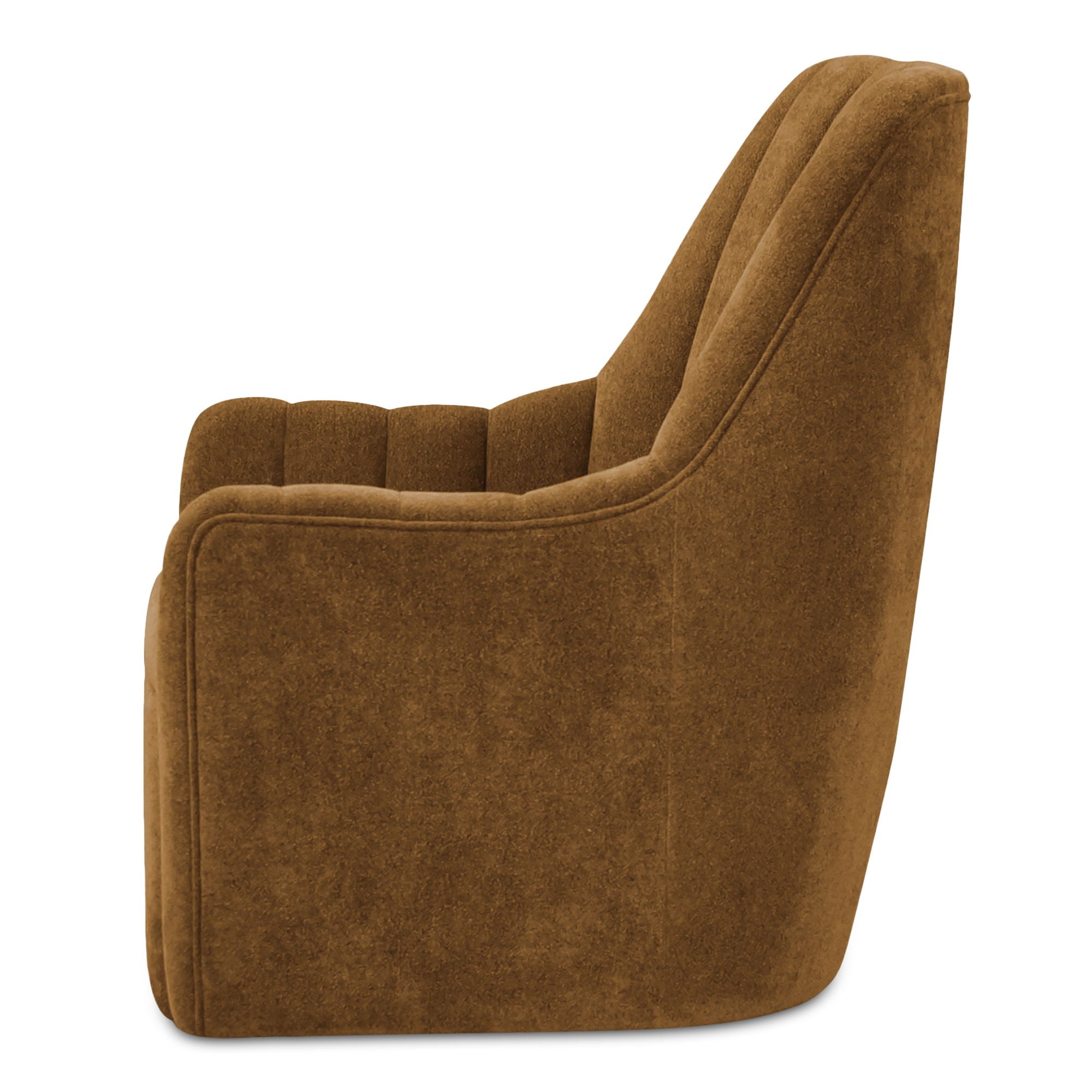 Bowie - Swivel Chair - Ochre Brown