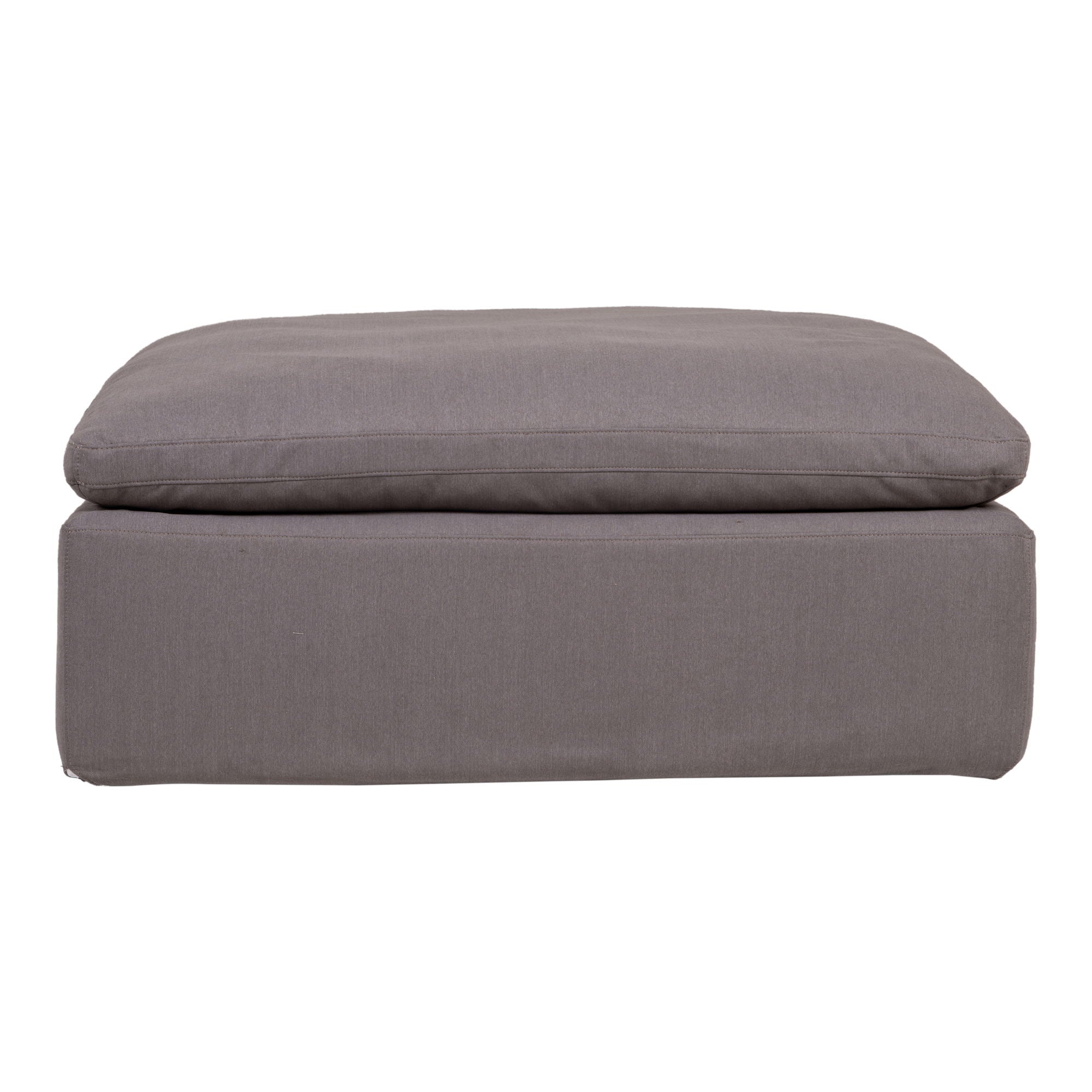 Clay - Ottoman Livesmart Fabric - Light Gray