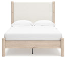 Cadmori - Upholstered Panel Bed