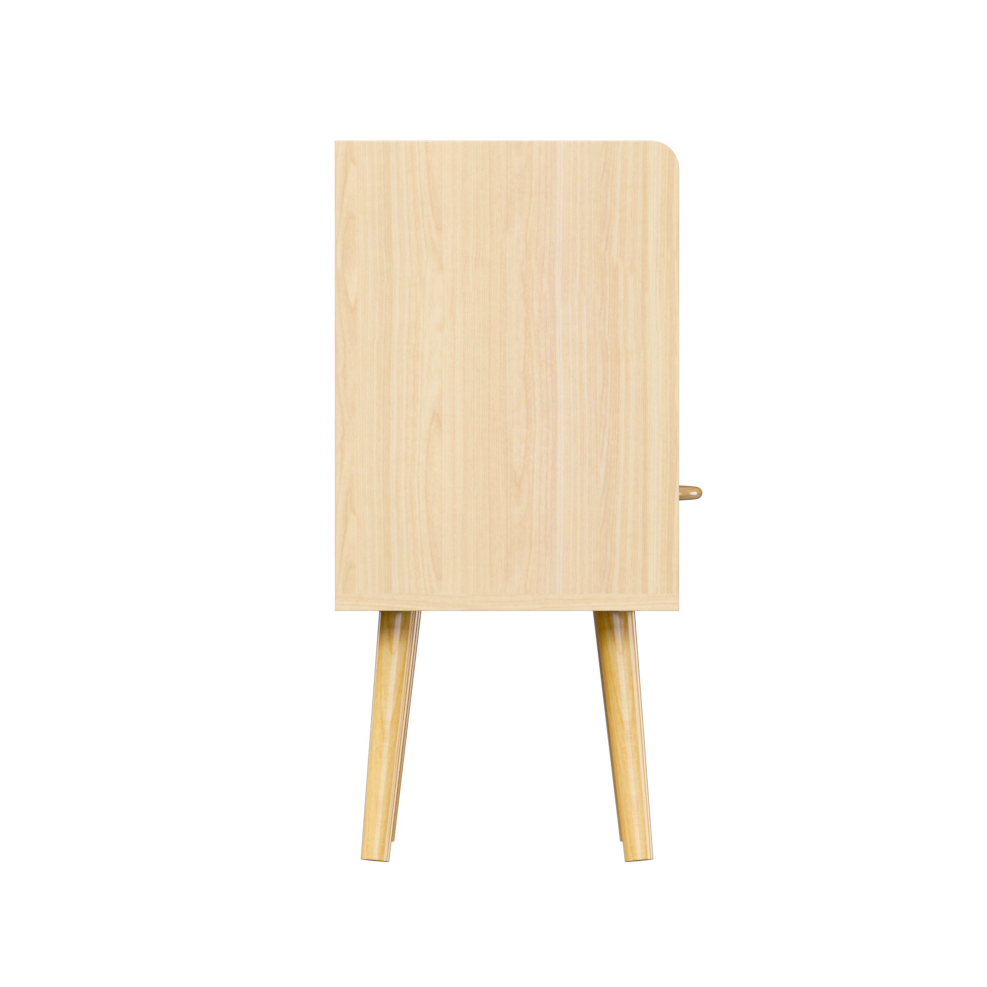 2PC Nightstand w/ Drawer, End Table - Oak-American Furniture Outlet