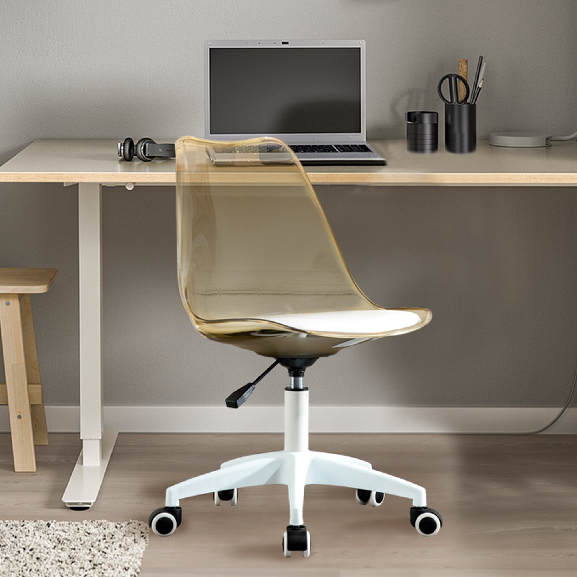 Modern Home Office Desk Chair, Adjustable 360° Swivel