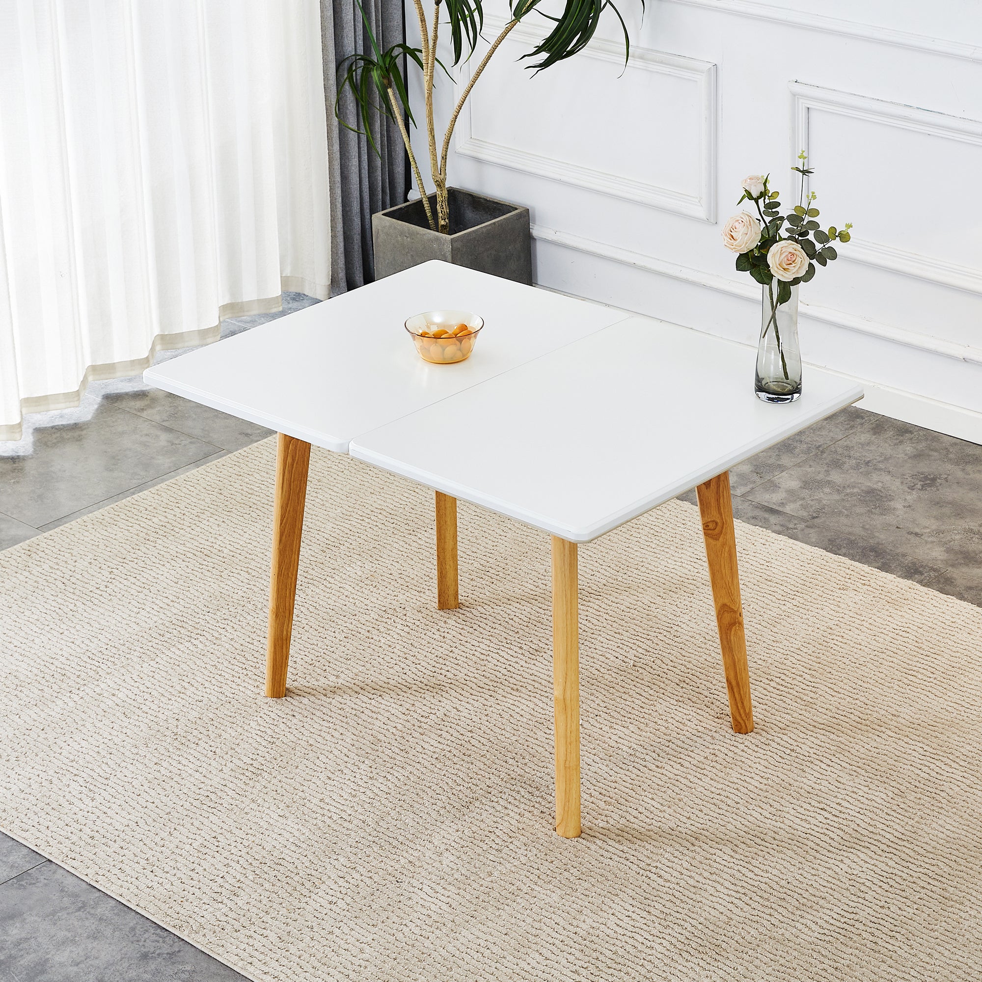 Foldable Sintered Stone Tabletop Computer Desk