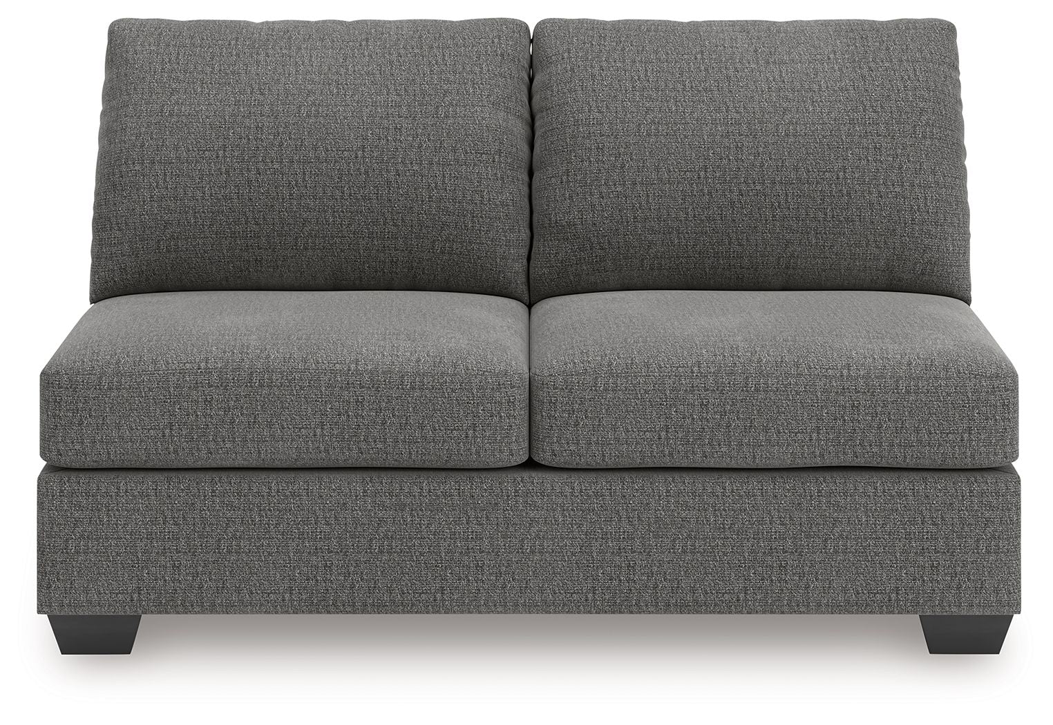 Clarington - Armless Loveseat - Greystone