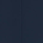 Blue cocktail table side panel with smooth finish and straight edge