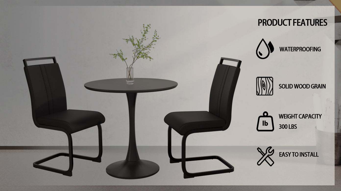 Round Tulip Dining Table Set for 2-4