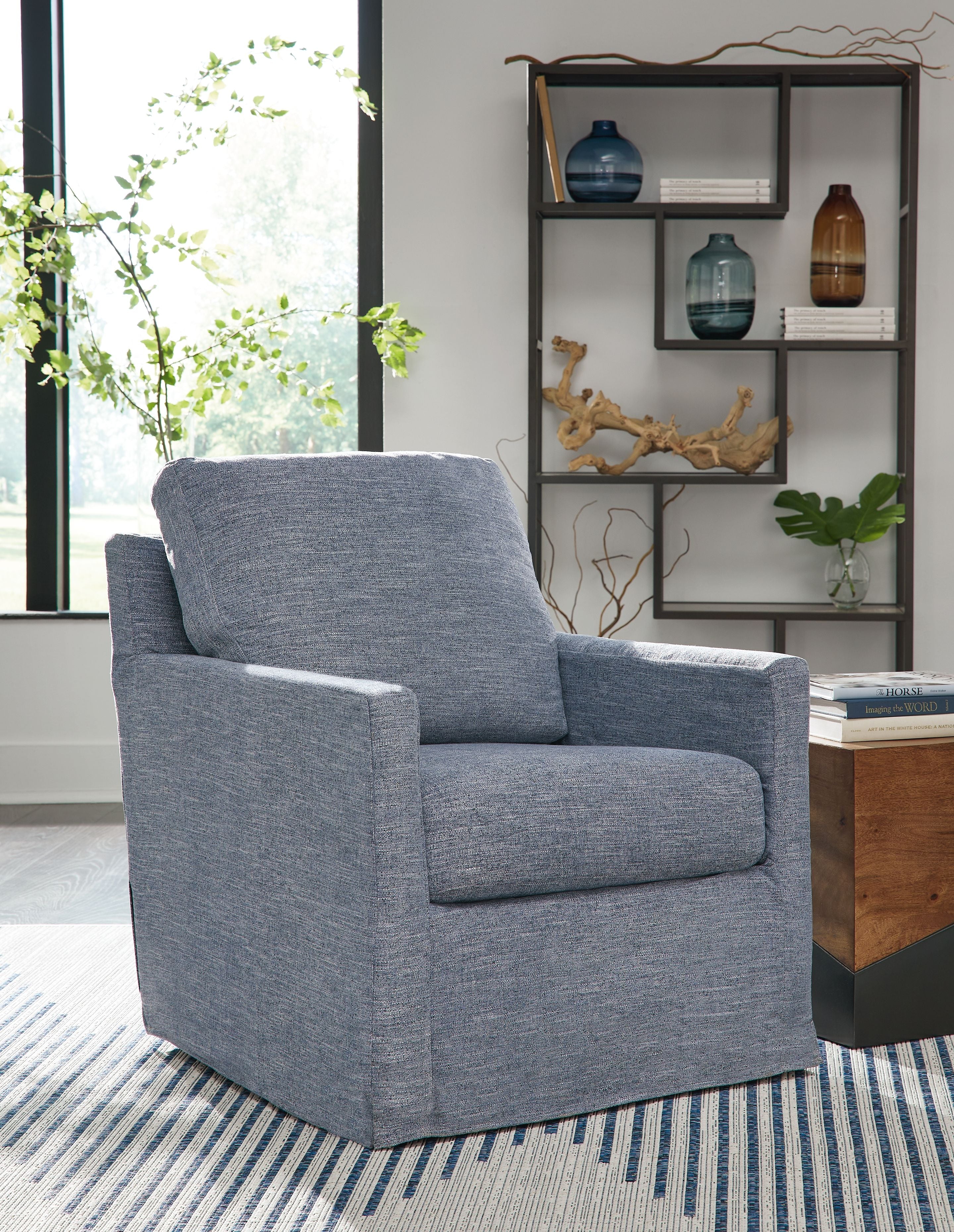 Nenana Next-gen Nuvella Swivel Glider Accent Chair