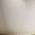 White fabric lampshade with soft textured surface for table lamp