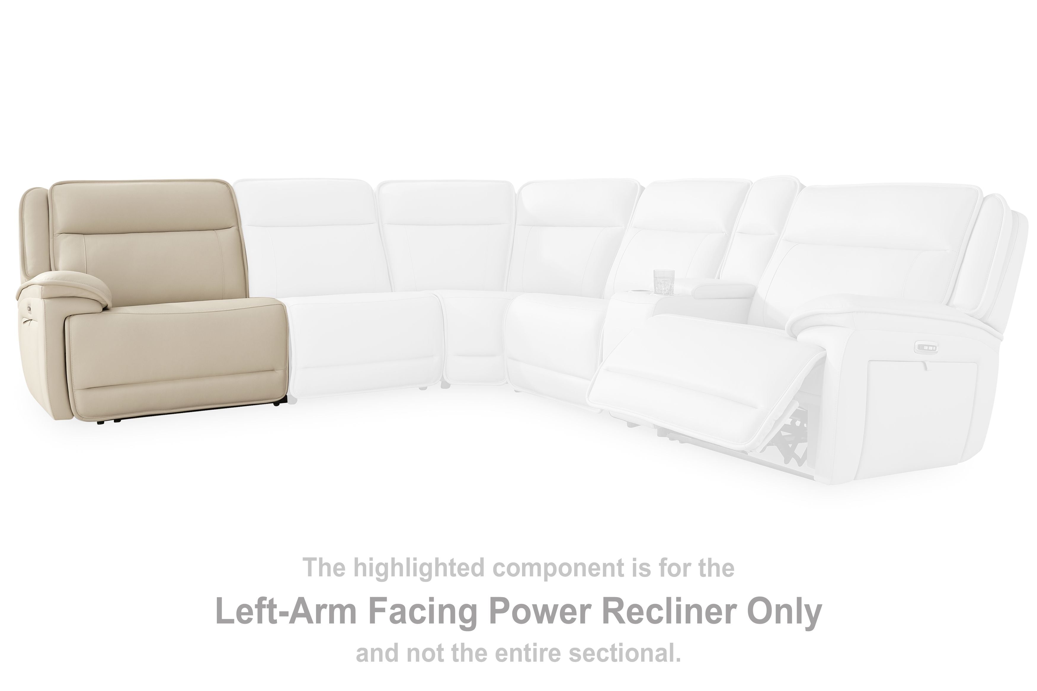 Double Deal - Almond - Laf Zero Wall Power Recliner