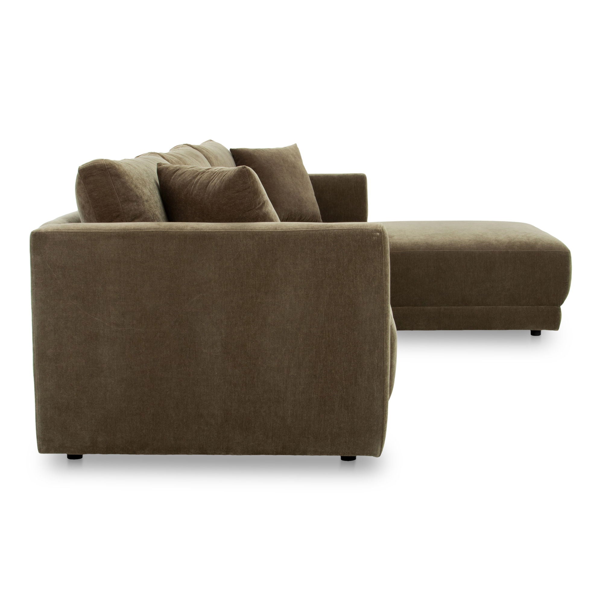 Bryn Eco-Friendly Heritage Green Sectional Sofa