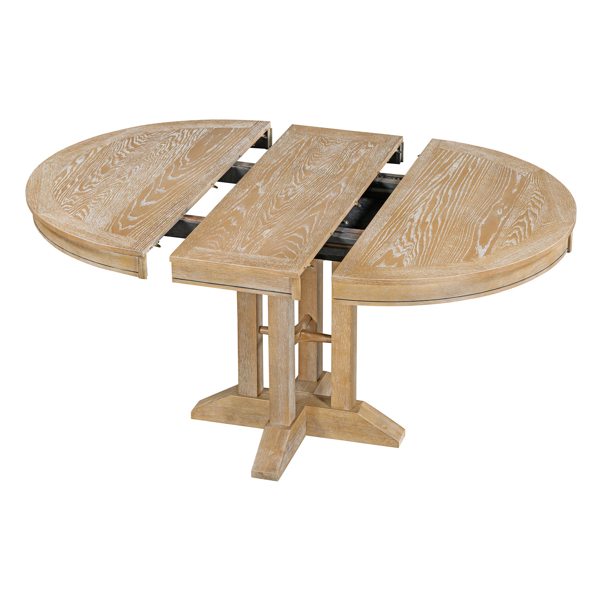 5-Piece Round Dining Set w/ 4 Chairs