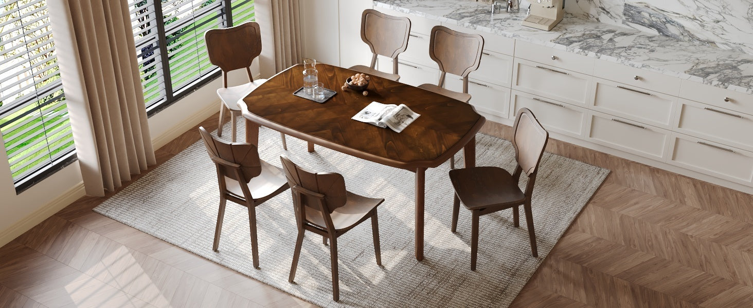 Vintage 7-Pc Dining Set, Espresso