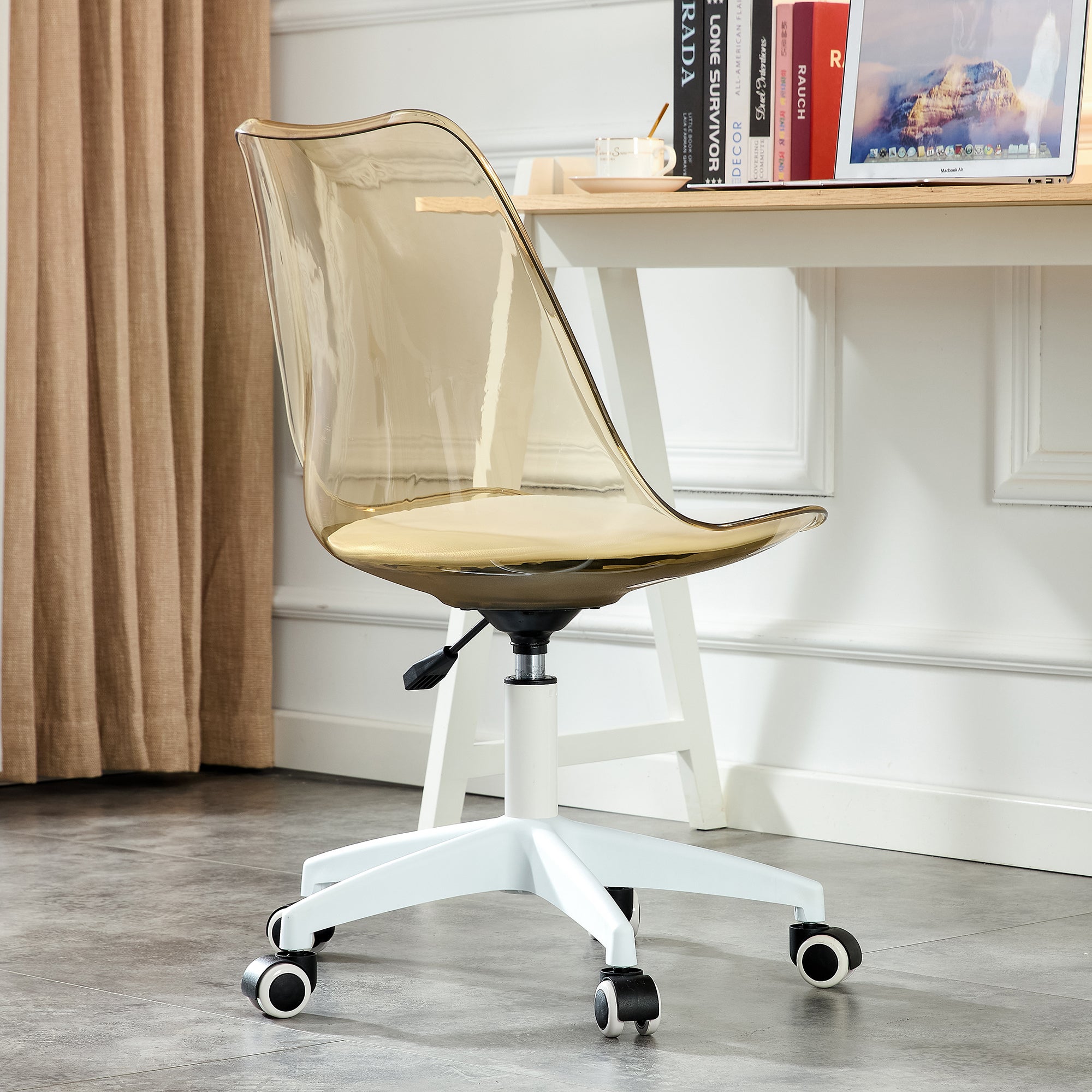 Modern Home Office Desk Chair, Adjustable 360° Swivel