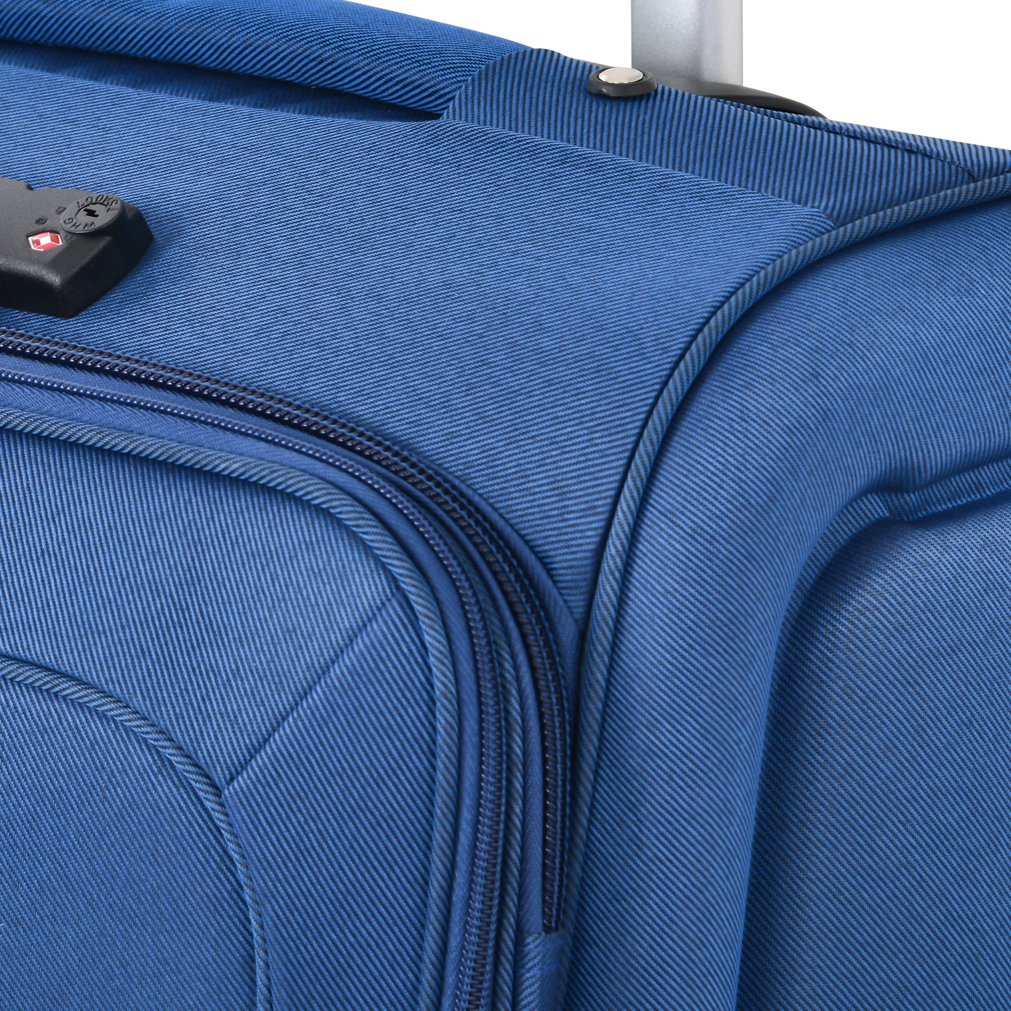 3-Piece Softside Luggage Set: Expandable, Lightweight Spinner Blue