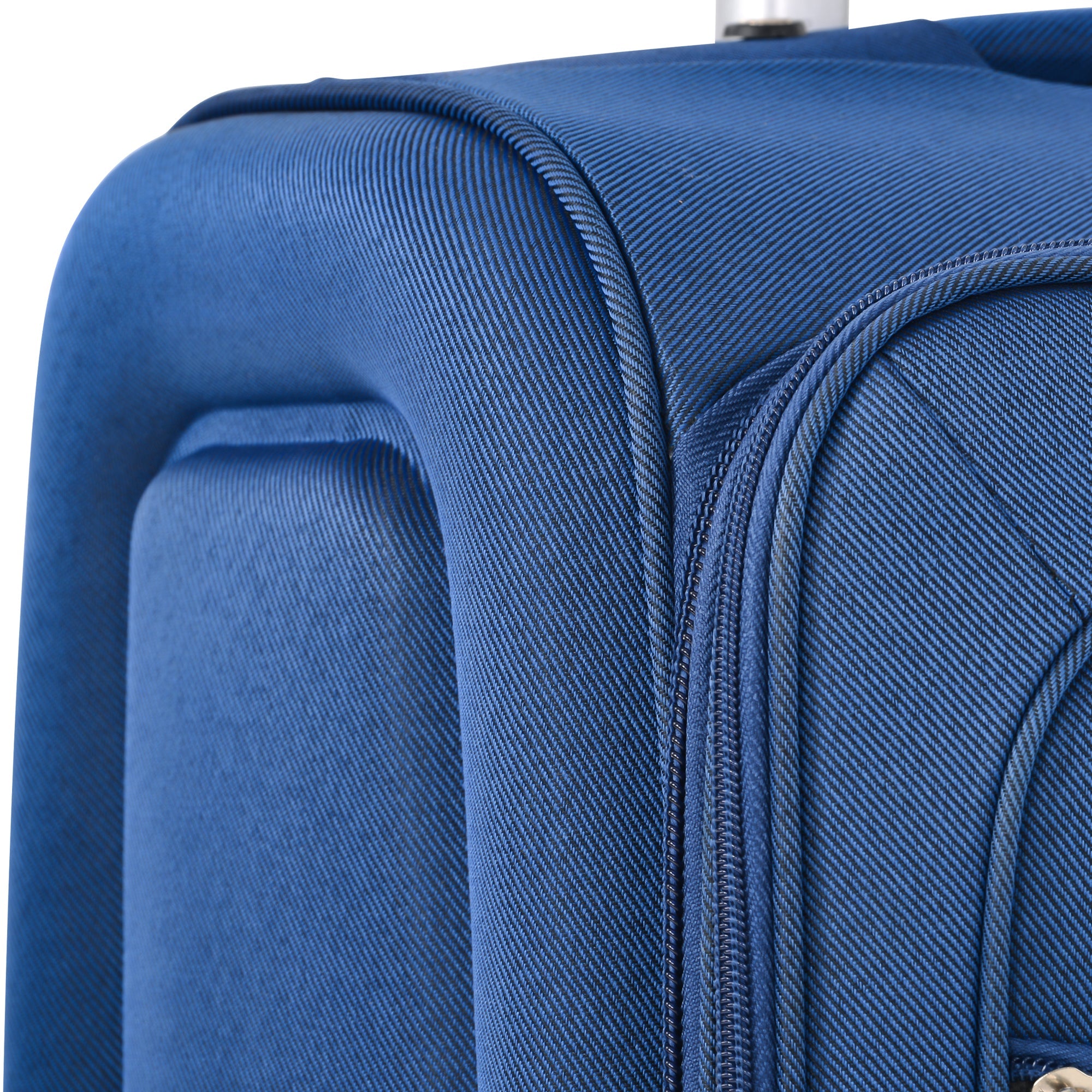 3-Piece Softside Luggage Set: Expandable, Lightweight Spinner Blue