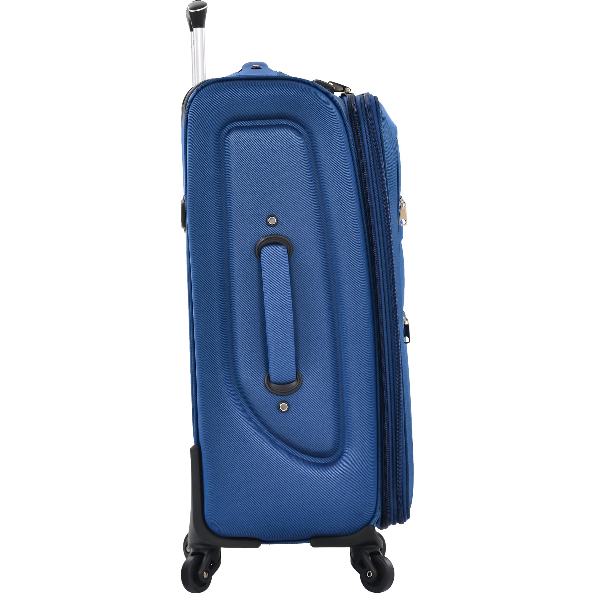 3-Piece Softside Luggage Set: Expandable, Lightweight Spinner Blue