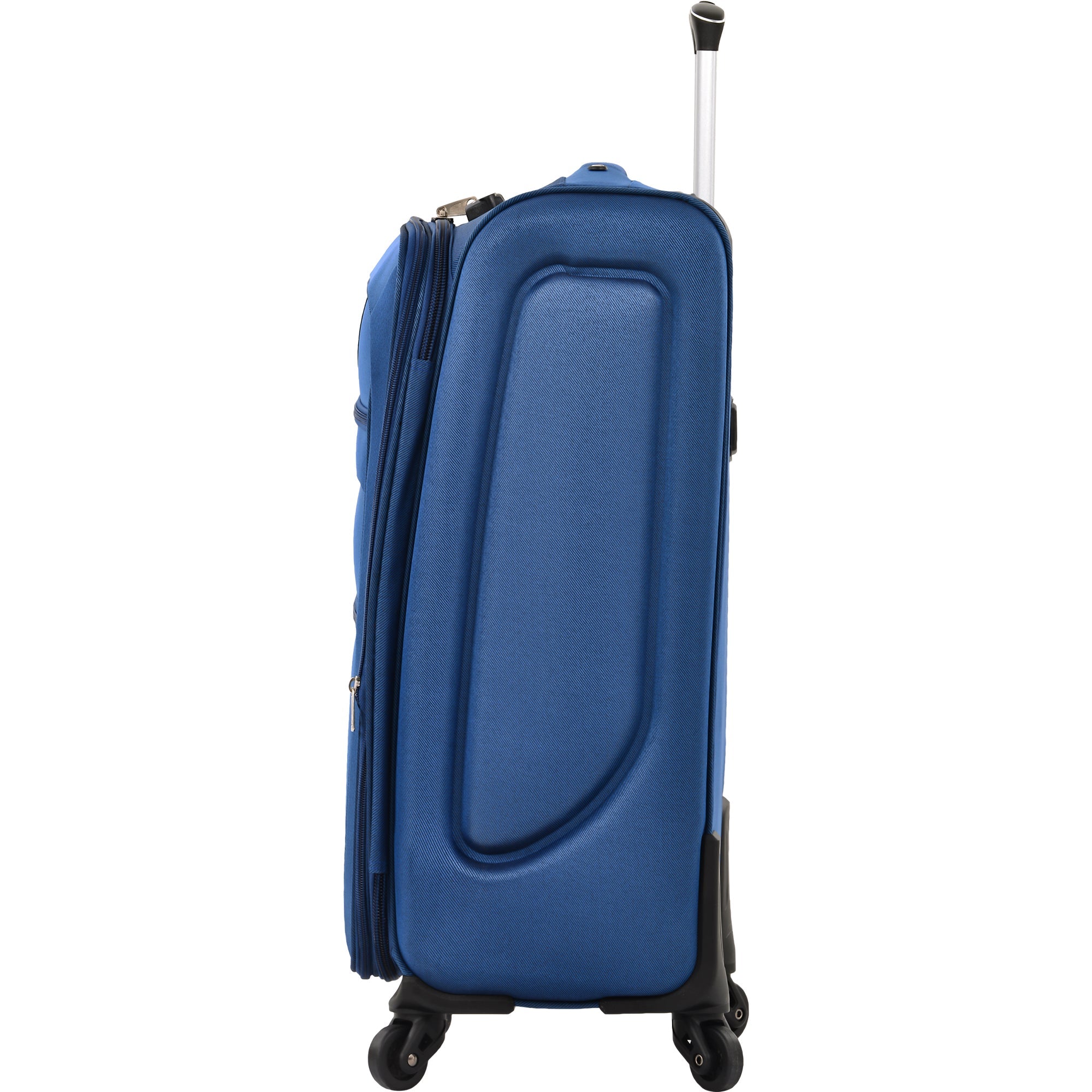 3-Piece Softside Luggage Set: Expandable, Lightweight Spinner Blue