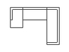 3 Pc. Left Arm Facing Corner Chaise Sectional