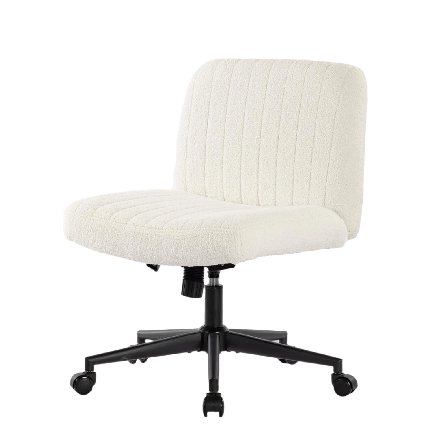 Wide & Comfy Armless Office Chair, 115° Rocking, Home & Office