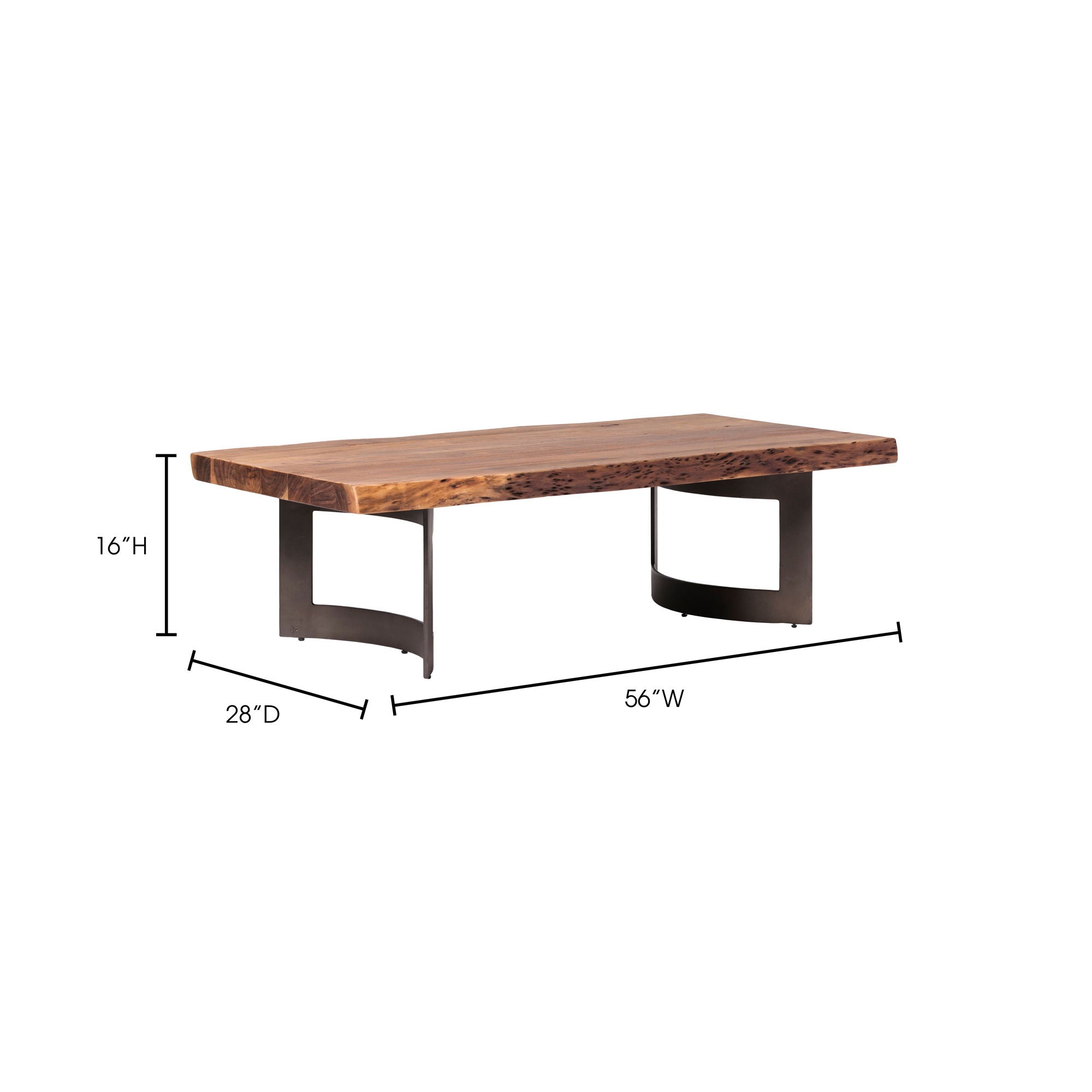 Bent - Coffee Table - Natural Stain
