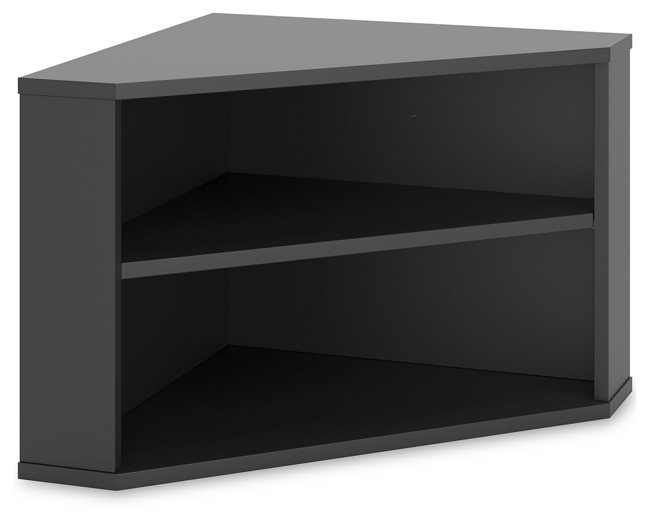 Otaska - Black - Corner Desk, Bookcase