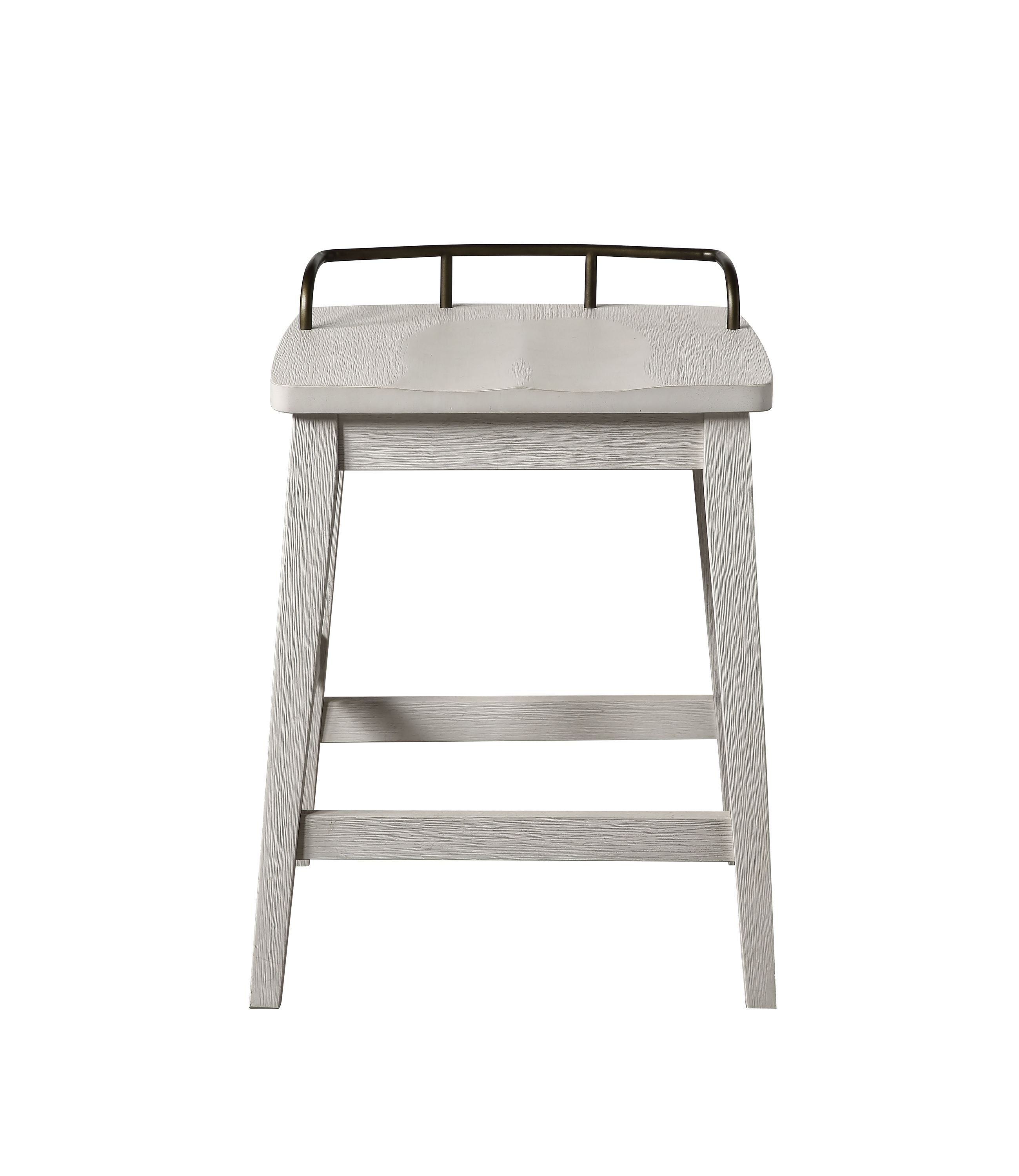 Pendleton White Counter Stool