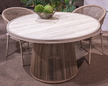 Orchard Beach - Beige - Round Dining Room Table Top