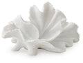 White coral-style sculptural decor with layered petal-like shapes