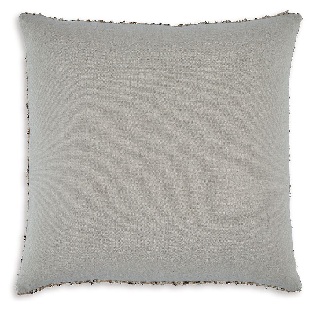 Vorlane pillow cover, light gray smooth fabric backing, square