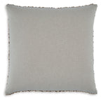 Vorlane pillow cover, light gray smooth fabric backing, square