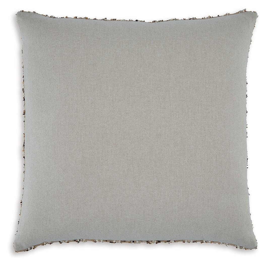 Vorlane pillow cover, light gray smooth fabric backing, square