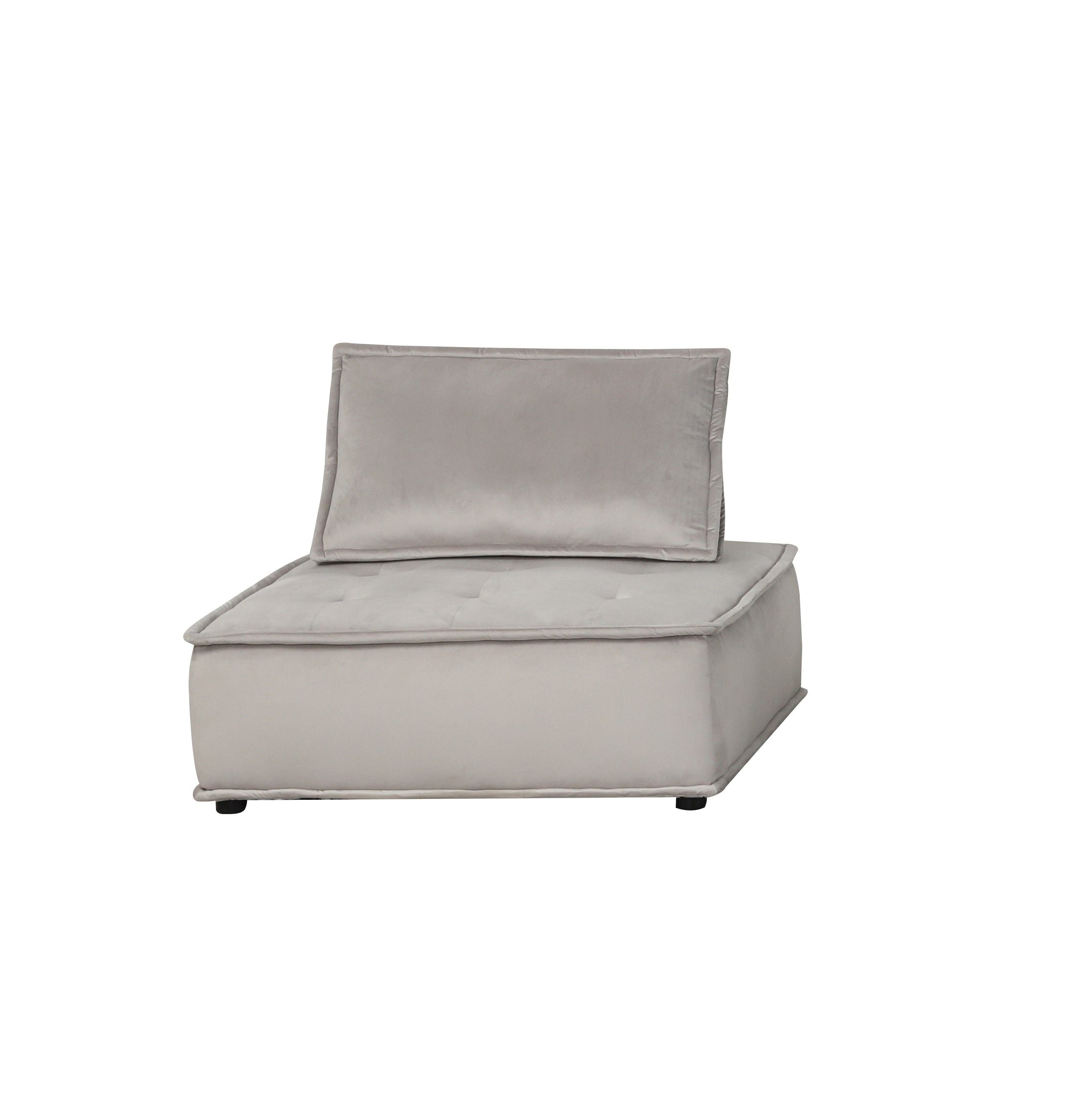Anna - Velvet 6-Seater U-Shape Modular Sectional Sofa