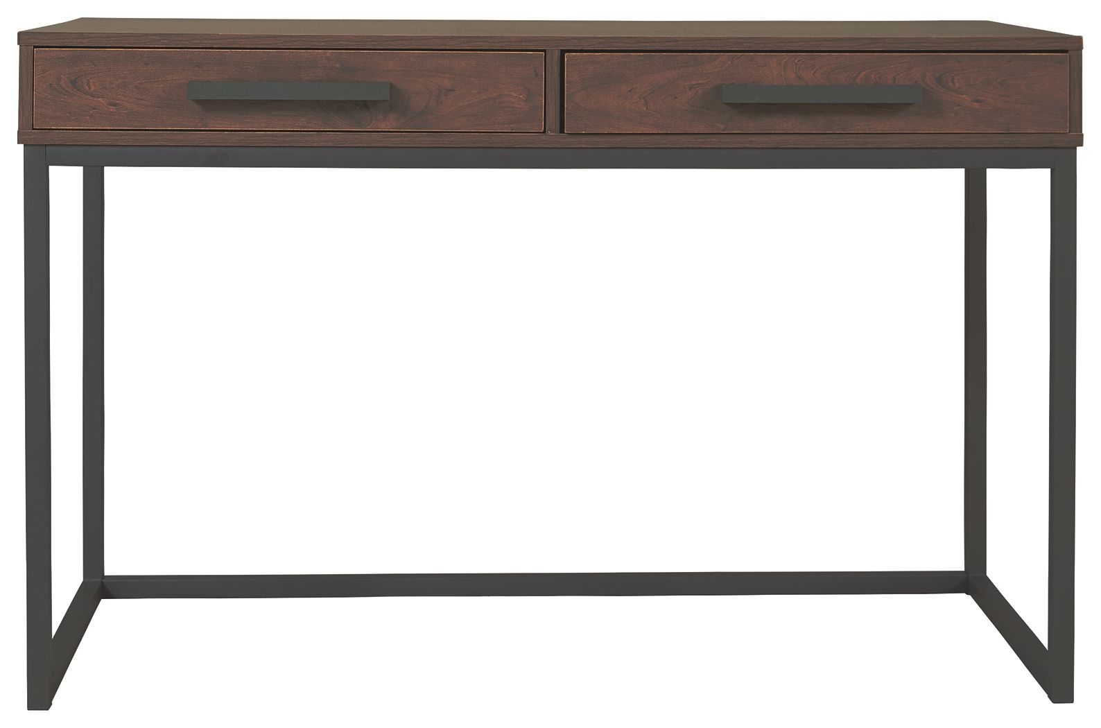 Horatio - Warm Brown / Gunmetal - Home Office Small Desk