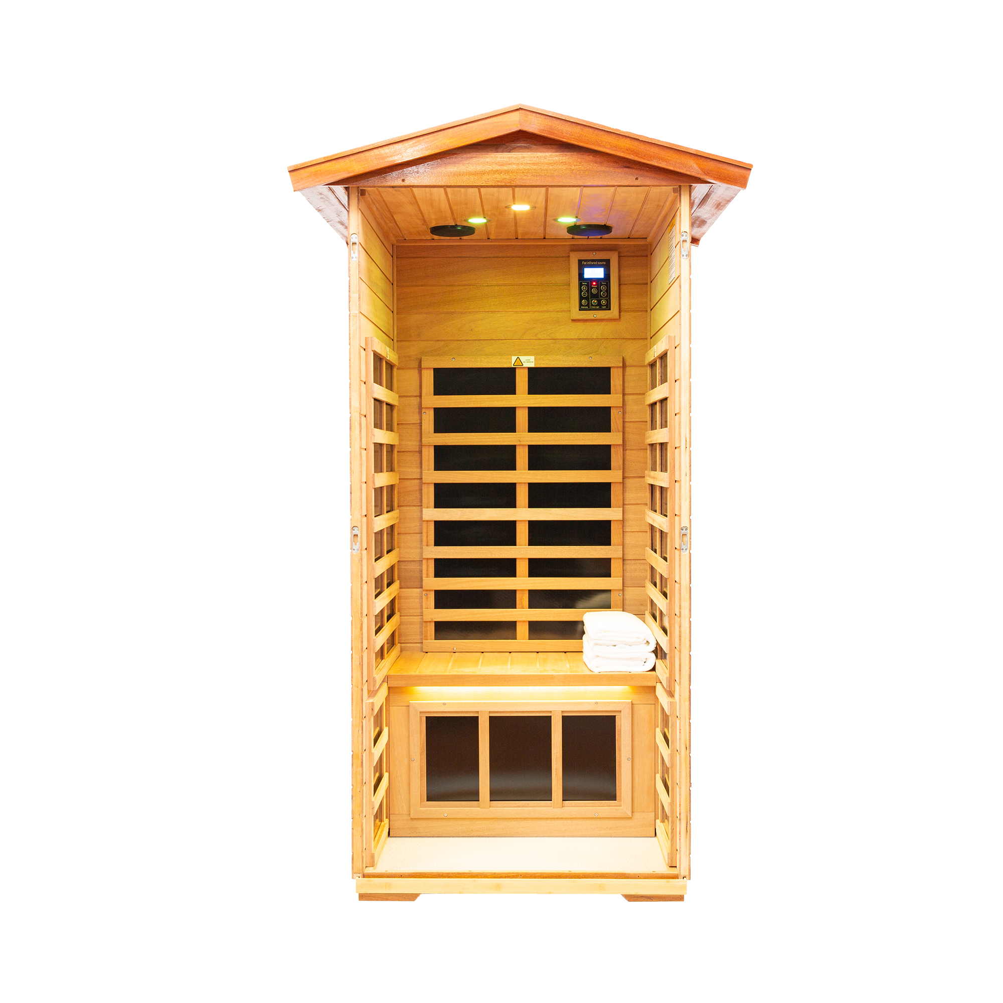 Khaya Outdoor Infrared Sauna Room - 1 Person