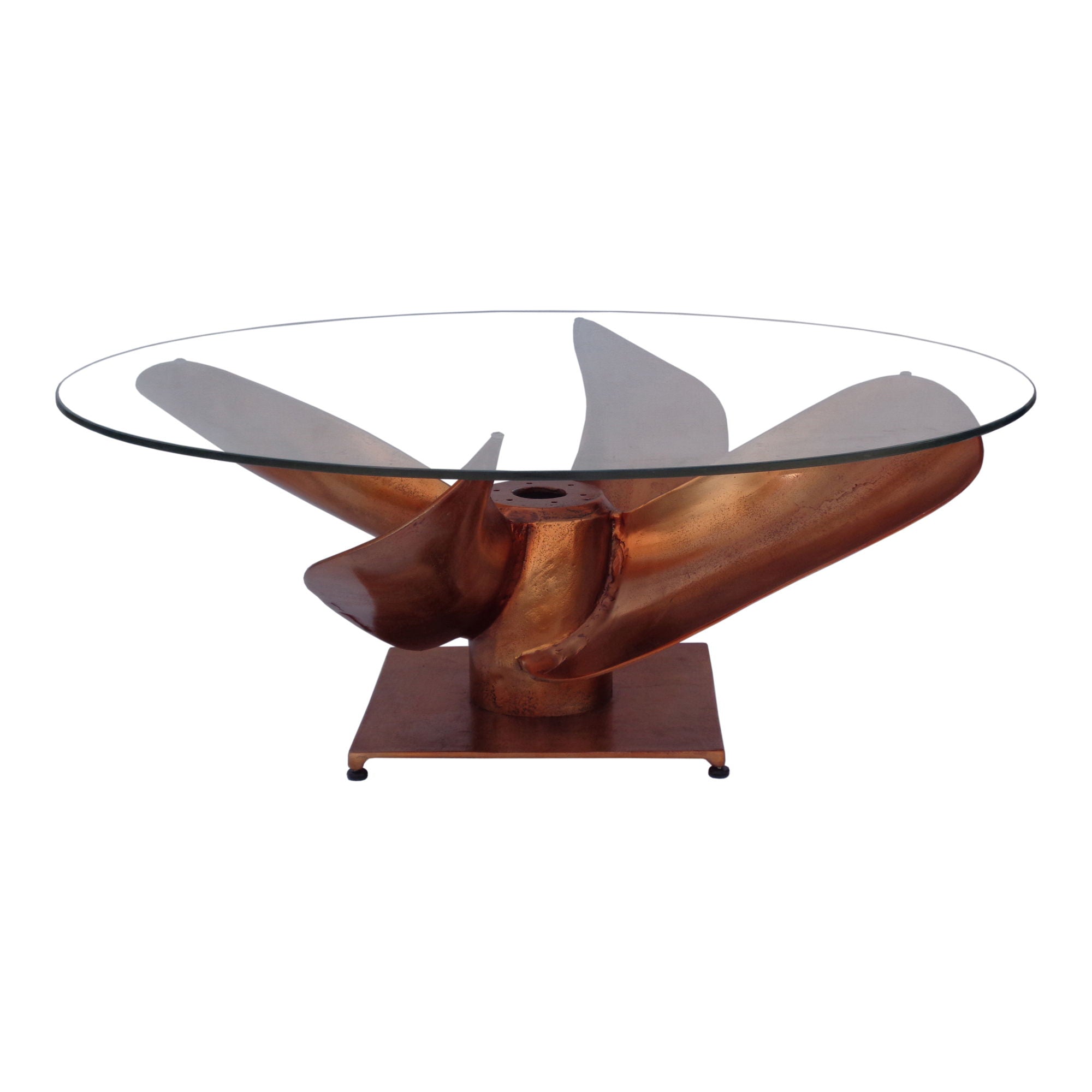 Archimedes - Coffee Table - Brown - Aluminum