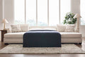 Mandi Point - Armless Full Sleeper - Marble