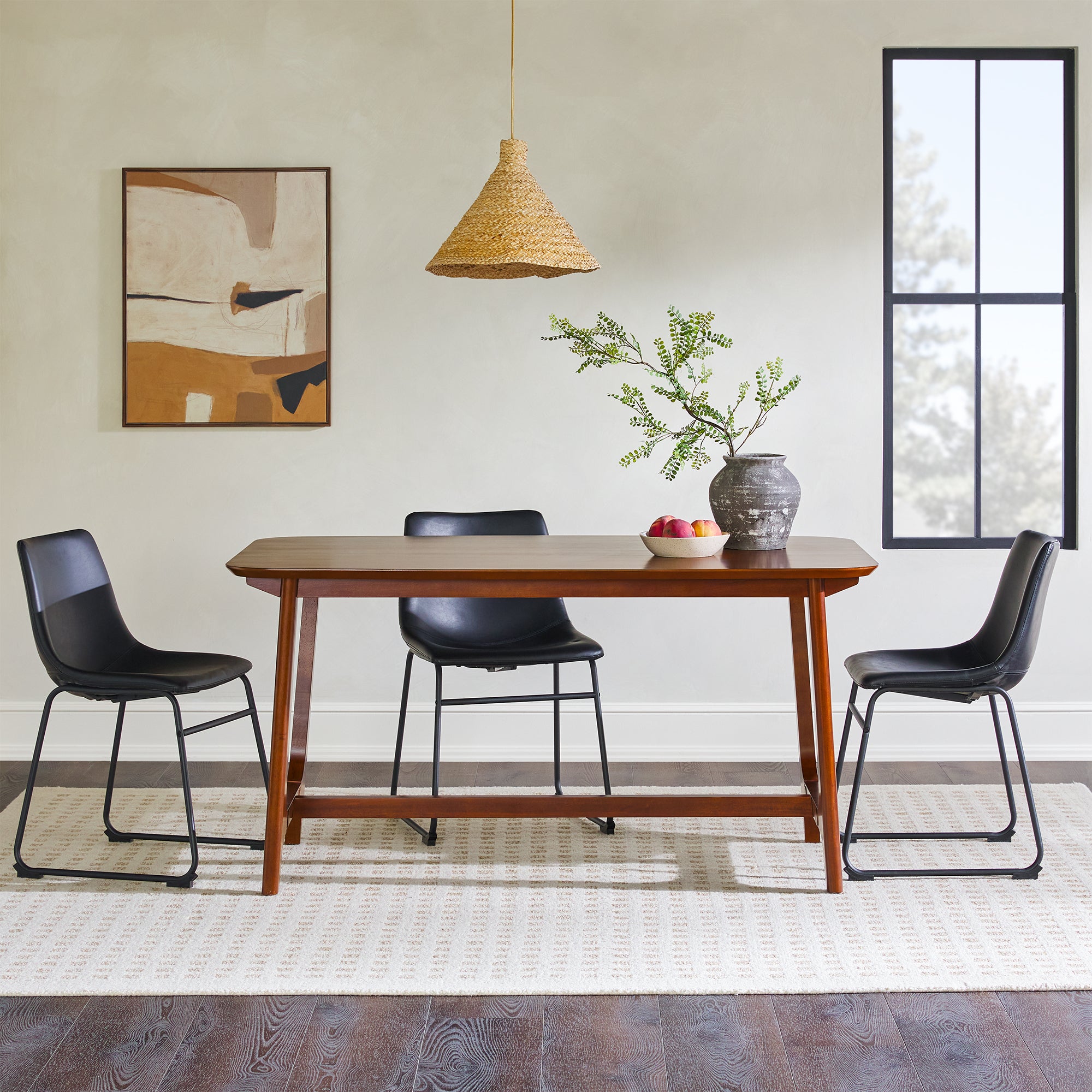 Mid-Century Modern Dining Table - Walnut