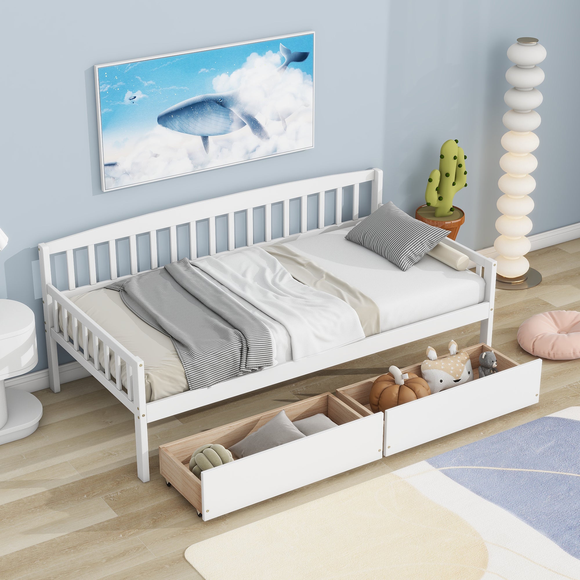 Twin Pine Daybed w/ 2 Drawers & Storage