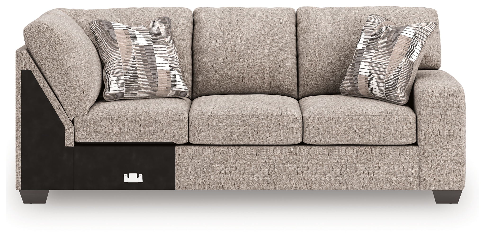 Seyler Lane - Beige - RAF Sofa With Corner Wedge
