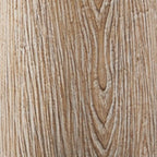 Wood-grain poly floor lamp column in brown with gold trim ring