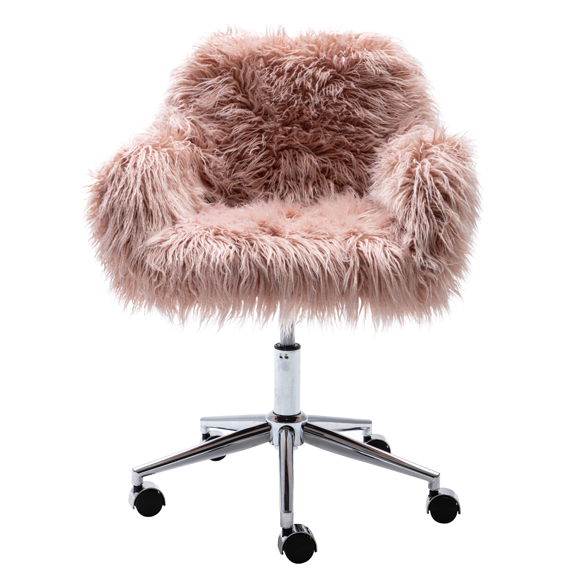 Fluffy Home Office Chair | Makeup Vanity Chair for Girls