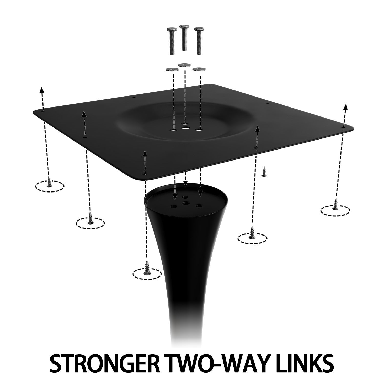 Round Tulip Dining Table Set for 2-4