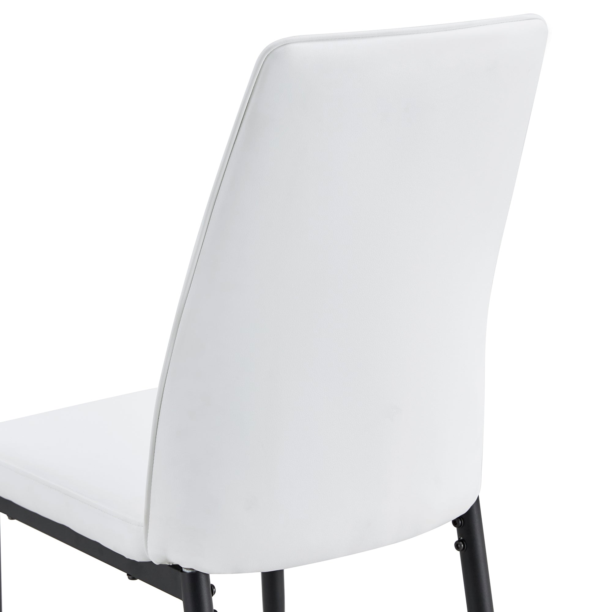White Marble Dining Table Set for 6-8 | Modern Kitchen Table