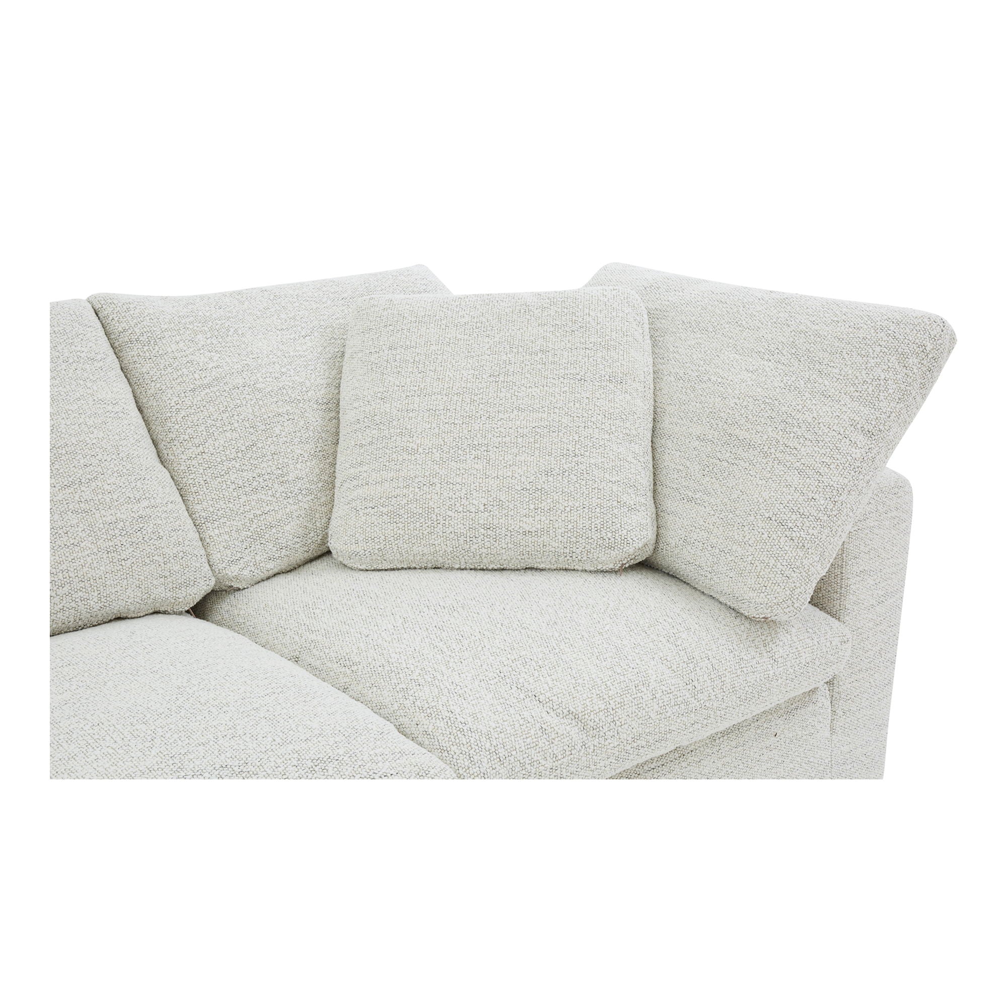 Terra - Modular Sofa Performance Fabric - Sand-Stationary Sectionals-American Furniture Outlet