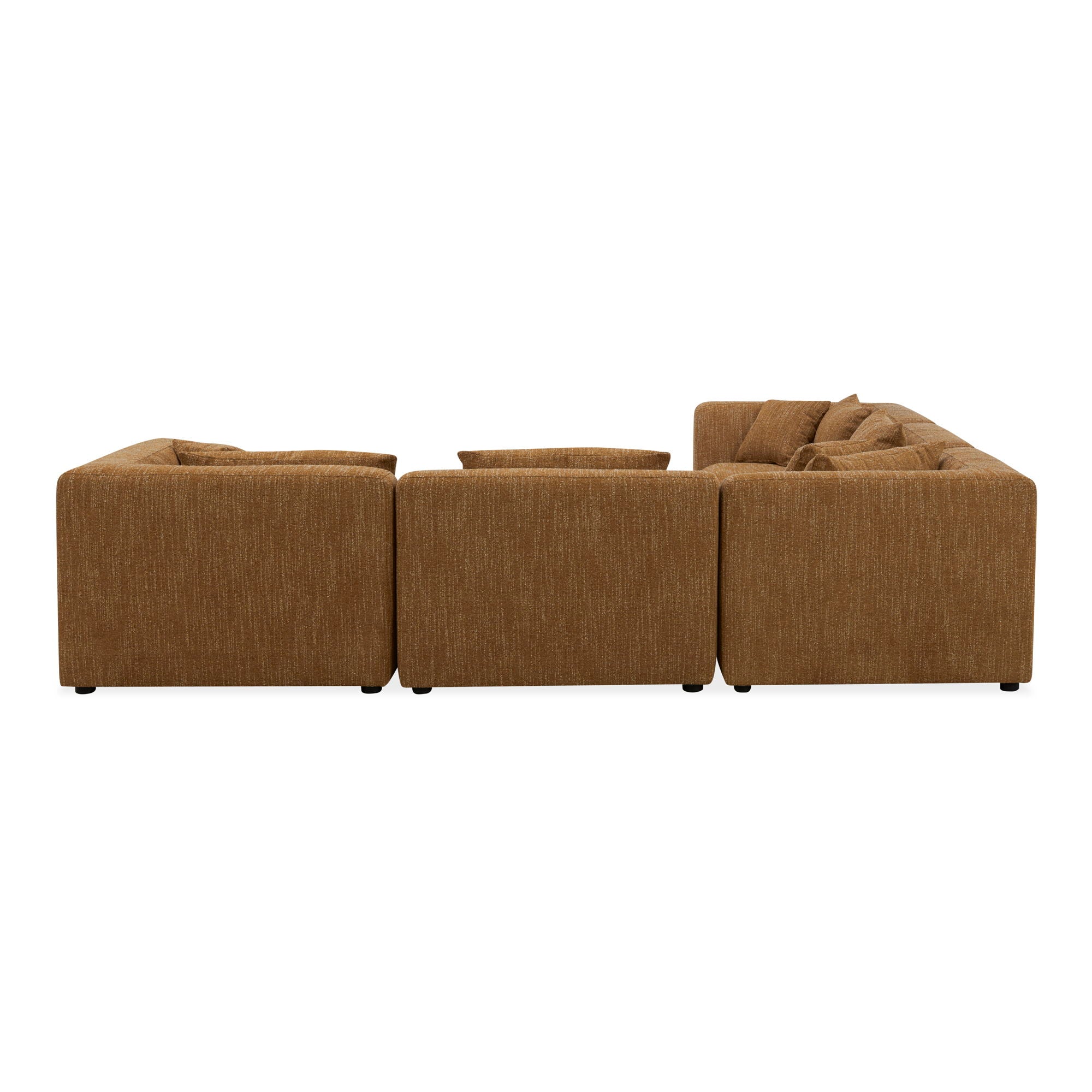 Lowtide - Classic L Modular Sectional - Amber Glow-Stationary Sectionals-American Furniture Outlet